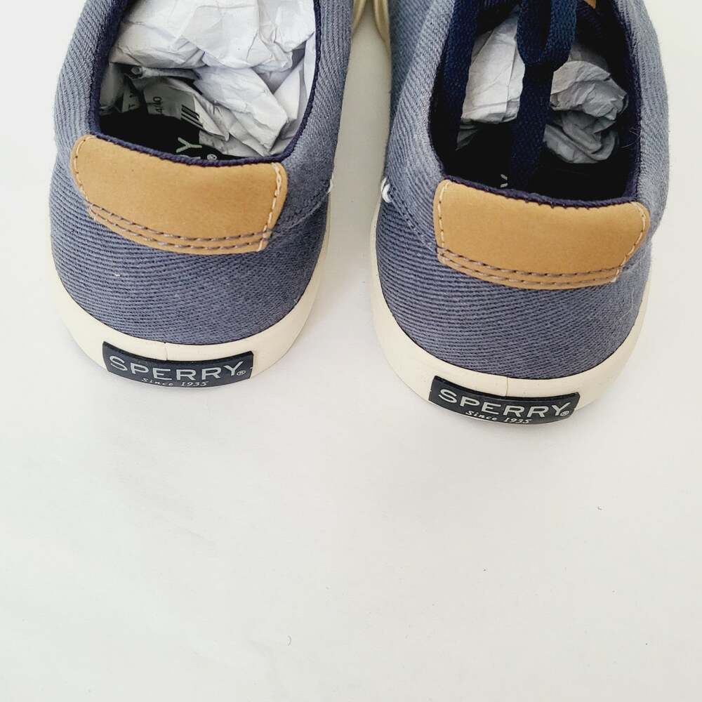 New Sperry striper canvas lace up size 3 youth - Picture 3 of 6
